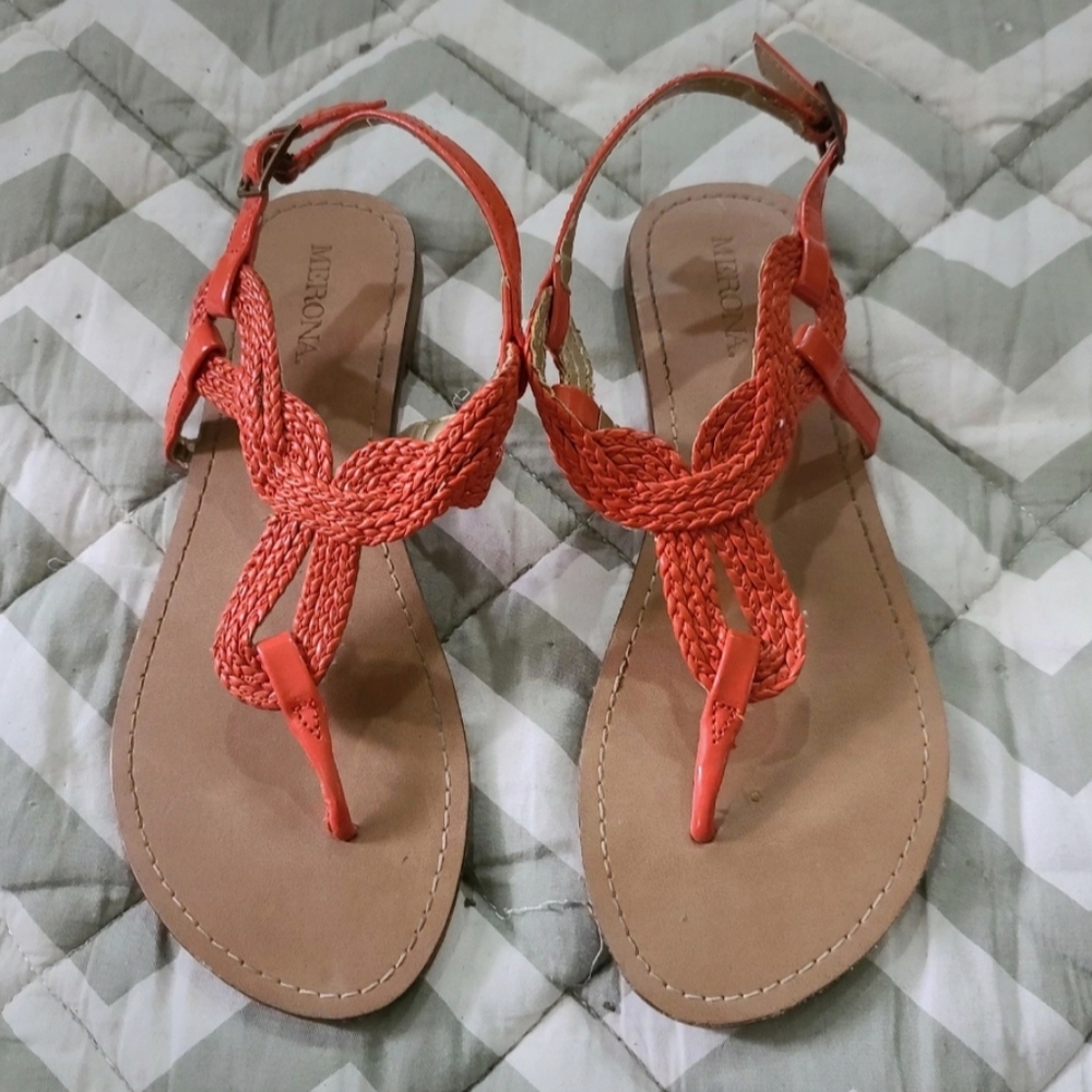 Orange Boho Sandal